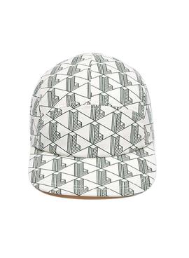 Gorra Lacoste LIVE  Blanca Y Negra Unisex