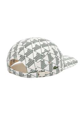Gorra Lacoste LIVE  Blanca Y Negra Unisex