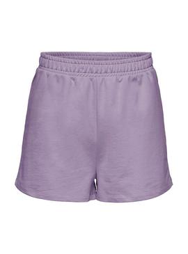 Shorts Only Dreamer Life Lavanda para Mujer