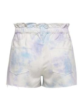 Short Vaquero Only Cuba Tie Dye Multi para Mujer