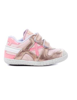 Zapatillas Munich Baby Goal VCO 1432 Rosa Niña