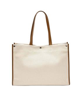 Bolso Lacoste Natural Beige para Mujer