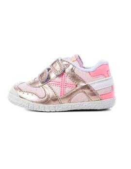 Zapatillas Munich Baby Goal VCO 1432 Rosa Niña