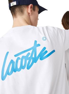 Camiseta Lacoste Live TH2748 Blanca Hombre y Mujer
