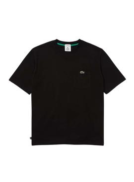 Camiseta Lacoste Live TH2748 Negra Hombre y Mujer