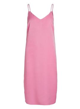 Vestido Vila Viamazed Strap Rosa Para Mujer