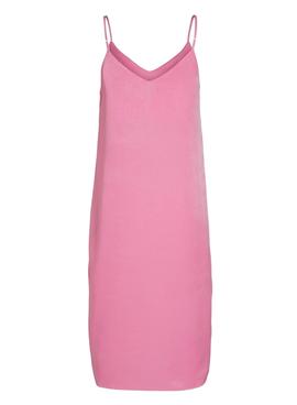 Vestido Vila Viamazed Strap Rosa Para Mujer