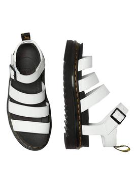 Sandalias Dr Martens Blaire Blanco Para Mujer