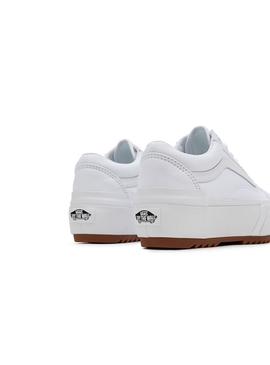 Zapatillas Vans Old Skool Stacked Blancas Mujer