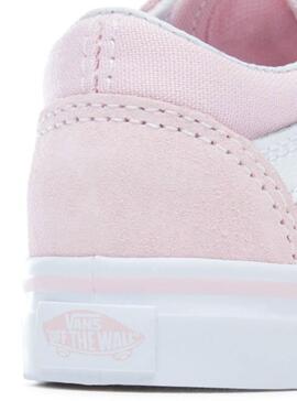 Zapatillas Vans Old Skool Velcro Rosa