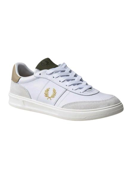 Contribución matraz Mala fe Zapatillas Fred Perry B400 Blancas para Hombre