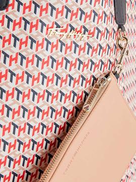 Bolso Tommy Hilfiger Iconic Tote Monogram Mujer