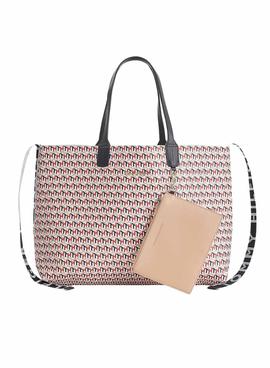 Bolso Tommy Hilfiger Iconic Tote Monogram Mujer