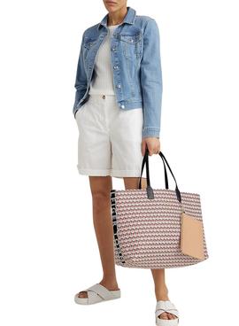 Bolso Tommy Hilfiger Iconic Tote Monogram Mujer