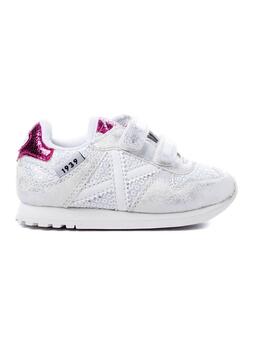 Zapatilla Munich Baby Massana VCO 332 Blanco Niña