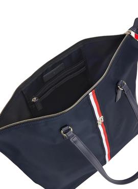 Bolso Tommy Hilfiger Signature Tote Marino Mujer