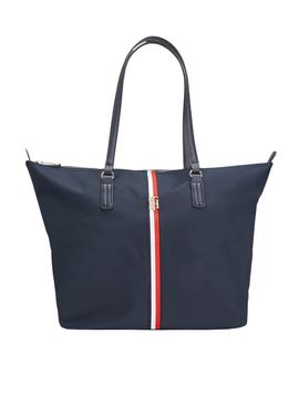 Bolso Tommy Hilfiger Signature Tote Marino Mujer