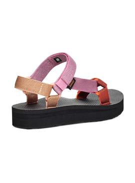 Sandalias Teva Midform Universal Metallic Pink 