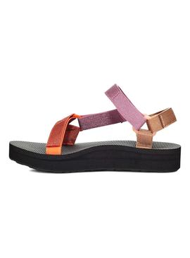 Sandalias Teva Midform Universal Metallic Pink 