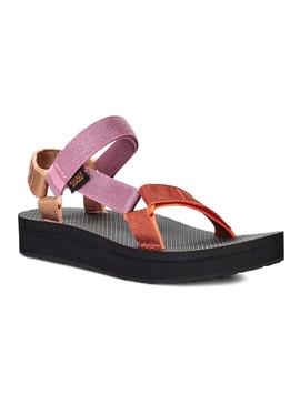 Sandalias Teva Midform Universal Metallic Pink 