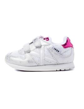 Zapatilla Munich Baby Massana VCO 332 Blanco Niña