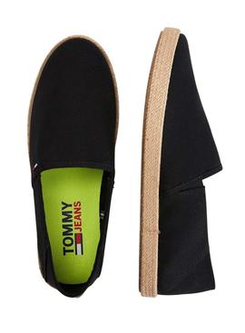 Alpargatas Tommy Jeans Essential Negra Hombre
