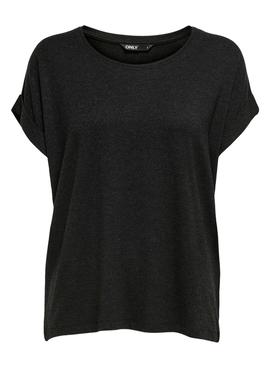 Camiseta Only Onlmoster Negro Para Mujer