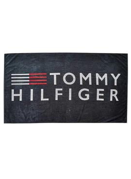 Toalla Tommy Hilfiger Logo Marino Hombre y Mujer