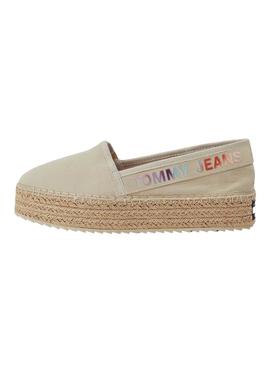 Alpargata Tommy Jeans Tie Dye Branding Beige