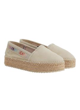 Alpargata Tommy Jeans Tie Dye Branding Beige