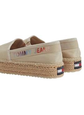 Alpargata Tommy Jeans Tie Dye Branding Beige