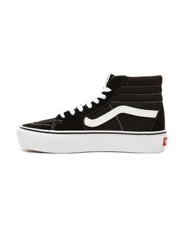 Zapatillas Vans plataforma SK8-Hi 2.0 negro para mujer