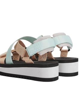 Sandalias Tommy Jeans Tiras Multicolor Mujer