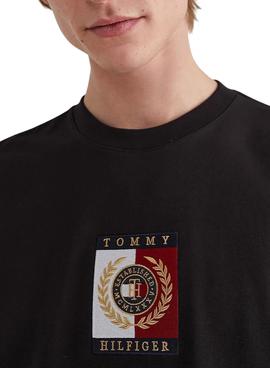 Camiseta Tommy Hilfiger Icon Square Logo Negra