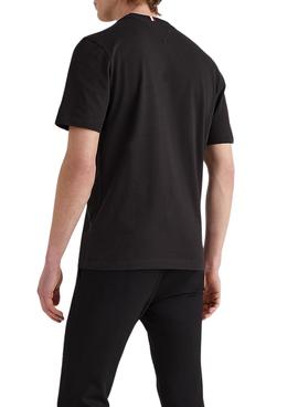 Camiseta Tommy Hilfiger Icon Square Logo Negra