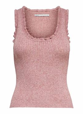 Top Only Lina Ruffle Rosa para Mujer