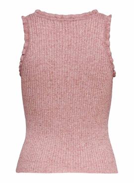 Top Only Lina Ruffle Rosa para Mujer