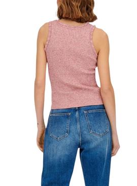 Top Only Lina Ruffle Rosa para Mujer