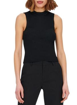 Top Only Bianka Negro para Mujer