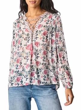 Blusa Pepe Jeans Minete Estampado Floral Mujer