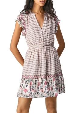 Vestido Pepe Jeans Mercer Estampado Multi Mujer