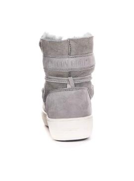 Botas Moon Boot Pulse Gris para Niña