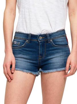 Shorts Superdry Denim Hot Mujer