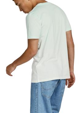 Camiseta Jack and Jones Tarif Menta Hombre