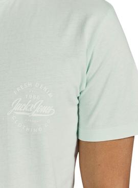 Camiseta Jack and Jones Tarif Menta Hombre