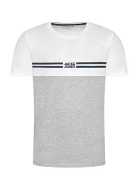Camiseta Jack And Jones Steve Gris Hombre