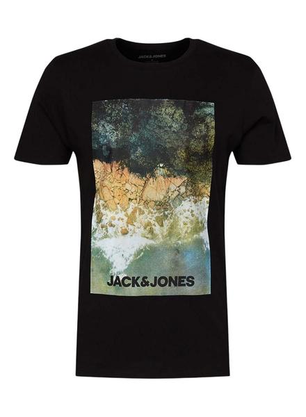 Camiseta Jack And Jones Billboard Negro Hombre