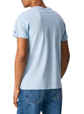 Camiseta Pepe Jeans Alessio Azul para Hombre