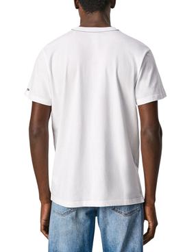 Camiseta Pepe Jeans Alessio Blanca para Hombre