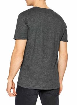 Camiseta Jack and Jones Brac Gris Hombre